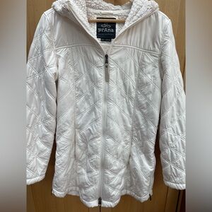 Prana Quilted Hooded Puffer Jacket